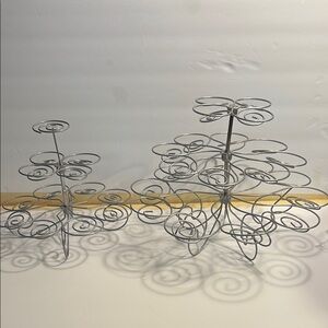 Silver Wire Cupcake muffin Stand Set